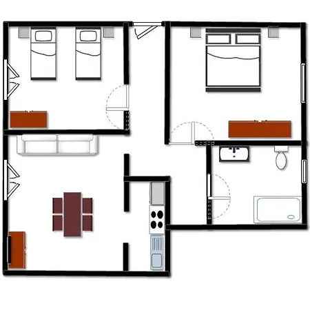 Apartamento Casa Simone 1